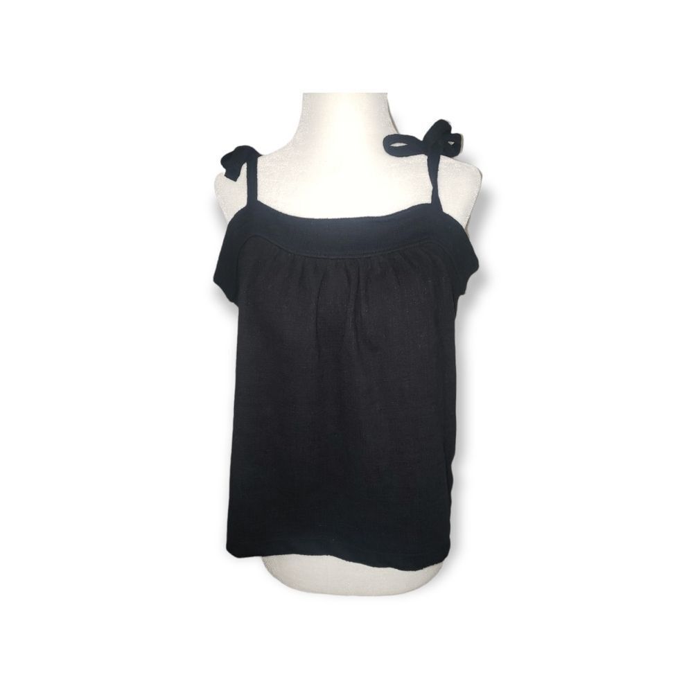 MADEWELL Black Tank Top Blouse Size Medium Style an487
